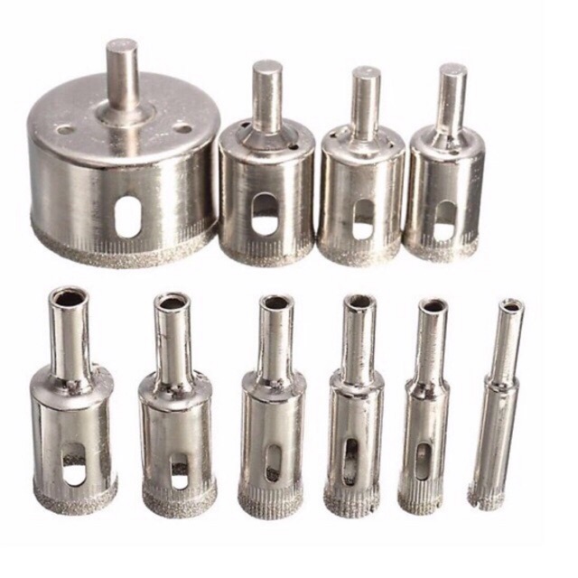 Mũi khoan đá và kính - Đủ kích thước 6mm đến 60mm