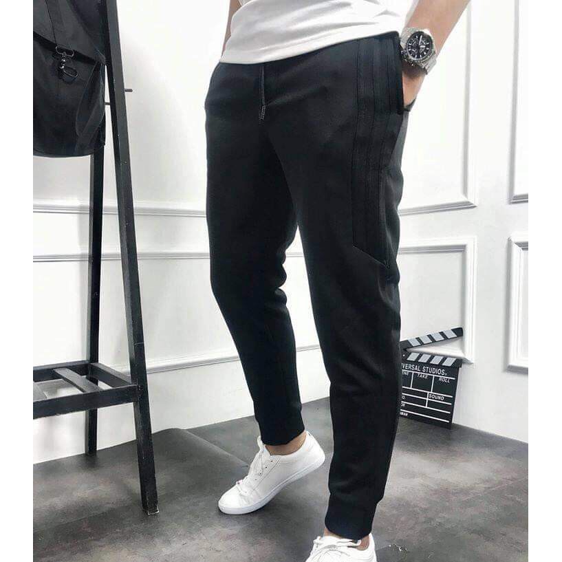 Quần thể thao nam,quần thể dục nam nữ ống suông và bo