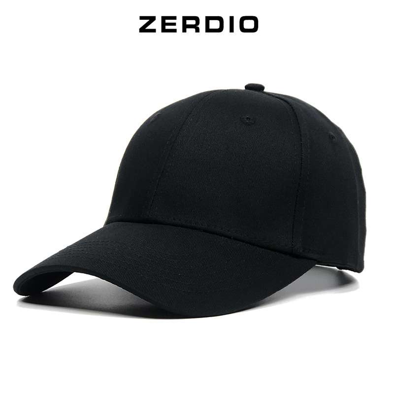 Mũ lưỡi trai, Nón kết đen trơn Classic cao cấp cho nam và nữ - ZERDIO