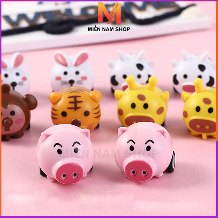 Đồ chơi xe thú mini chạy cót siêu đáng yêu cho bé