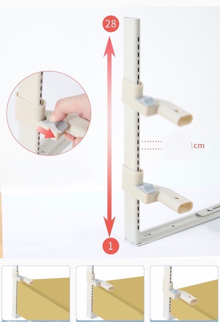 Bộ 2 thanh chắn giường cao cấp cho bé