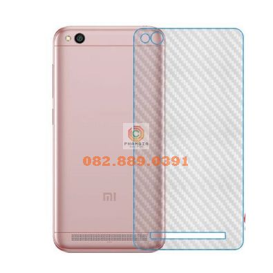 Miếng dán mặt lưng skin carbon Xiaomi Redmi 4X/4A