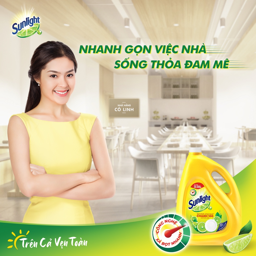[Siêu thị WinMart] - Nước rửa chén Sunlight chanh 100 can 3.6kg