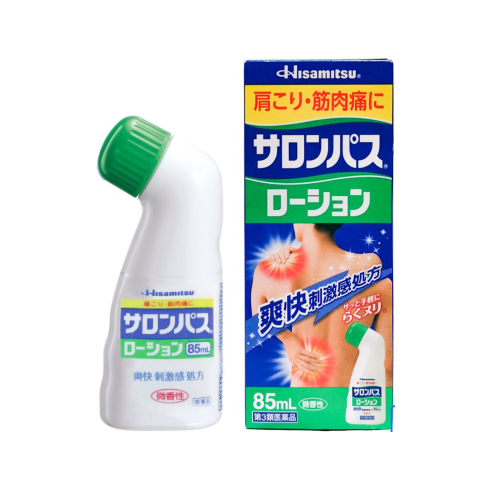 Chai lăn xoa bóp Salonpas Hisamitsu 85ml