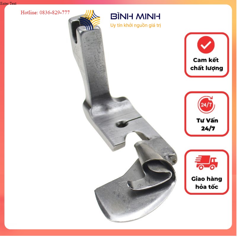 Chân vịt cuốn biên (cuốn được lai vạt bầu cuốn đuôi tôm) máy may công nghiêp