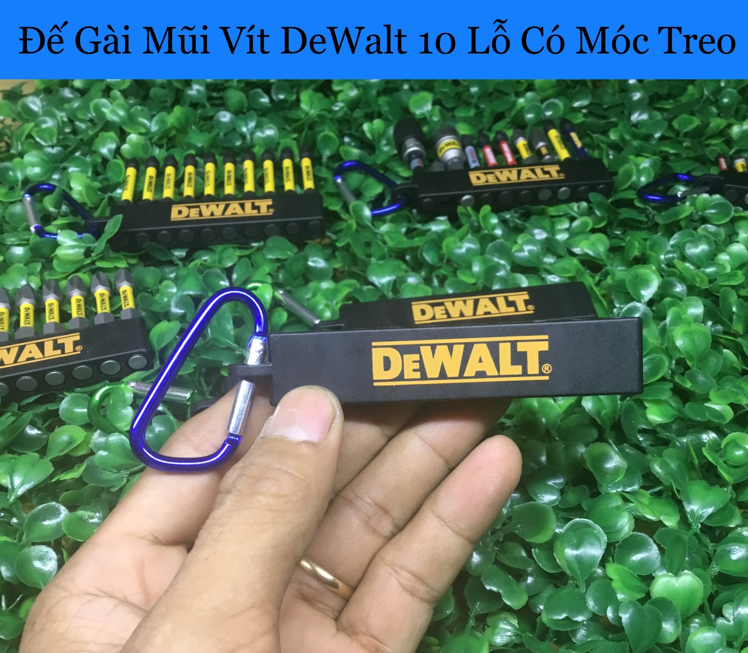 Đế gài mũi vít 10 lỗ có móc treo