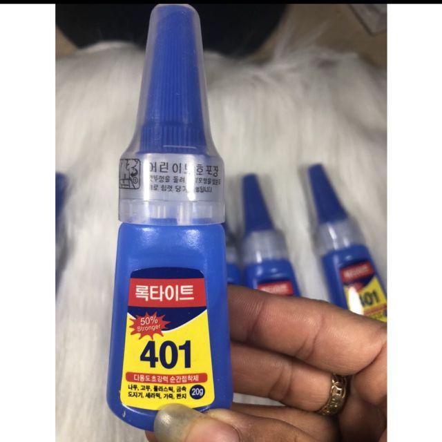 Keo 401  , keo gắn móng giả siêu chắc 20g