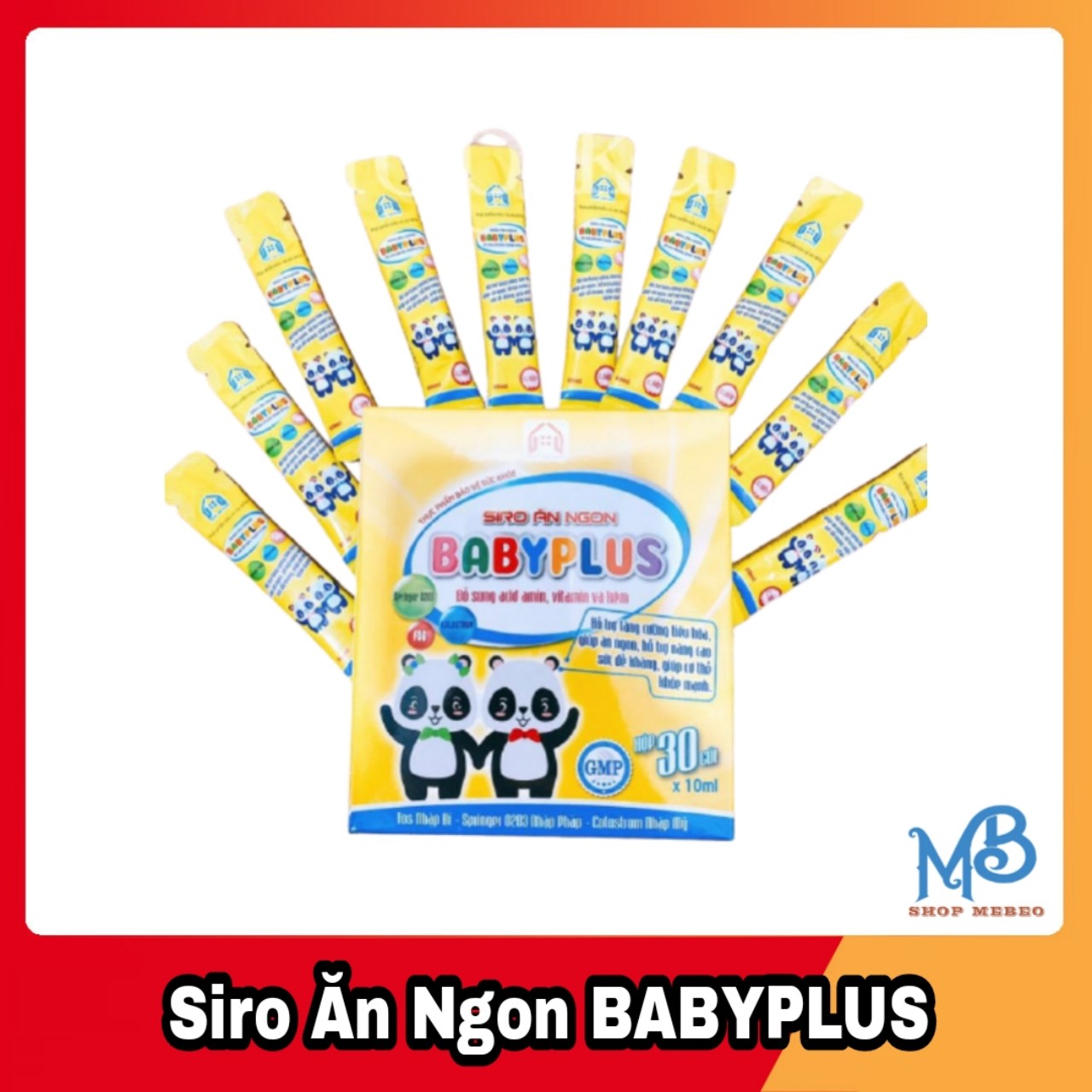 10 gói baby plus siro ăn ngon giúp bé hết biếng ăn-tăng cường tiêu hóa-chống táo bón