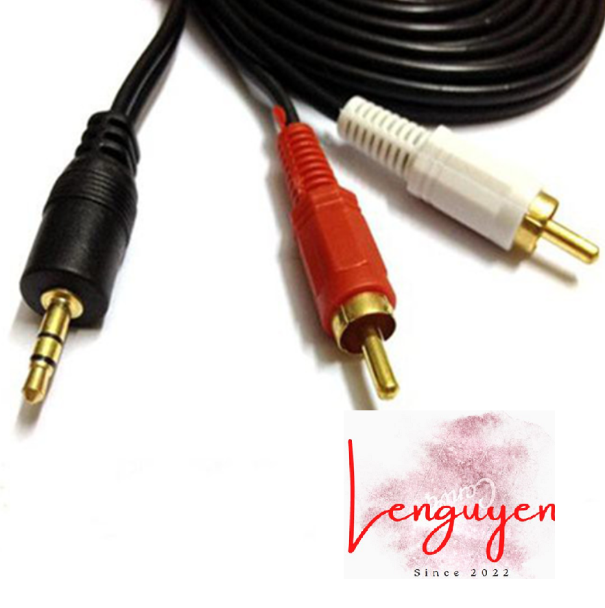Dây av 1-2 ( dây loa 1-2 ) 1.5m một sợi 1 box đẹp