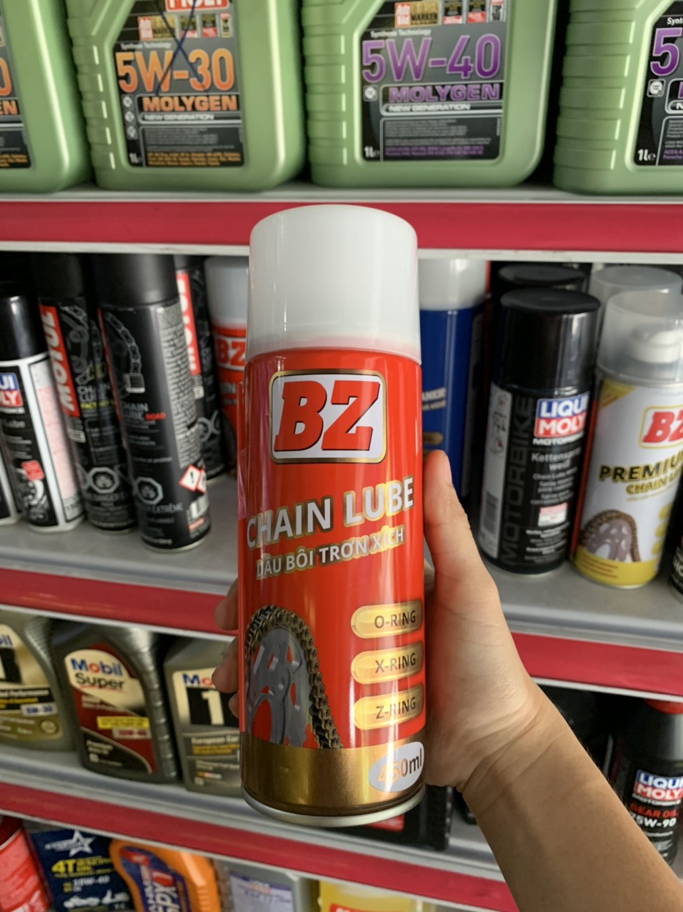 [HCM]BZ CHAIN LUBE - CHAI XỊT DƯỠNG SÊN 450ml