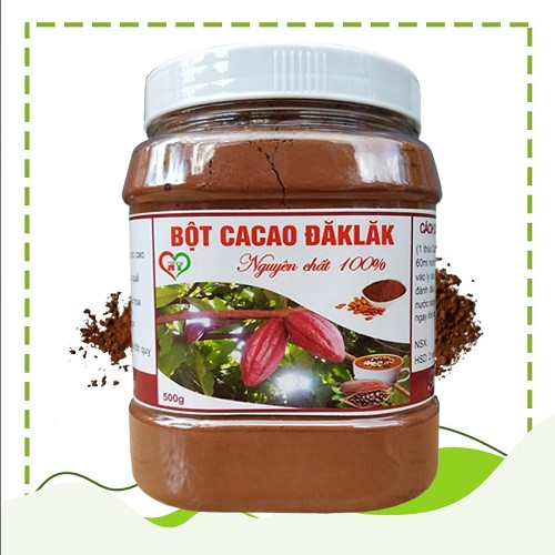 1kg Bột Ca cao Dăk Lăk Nguyên Chất 100%