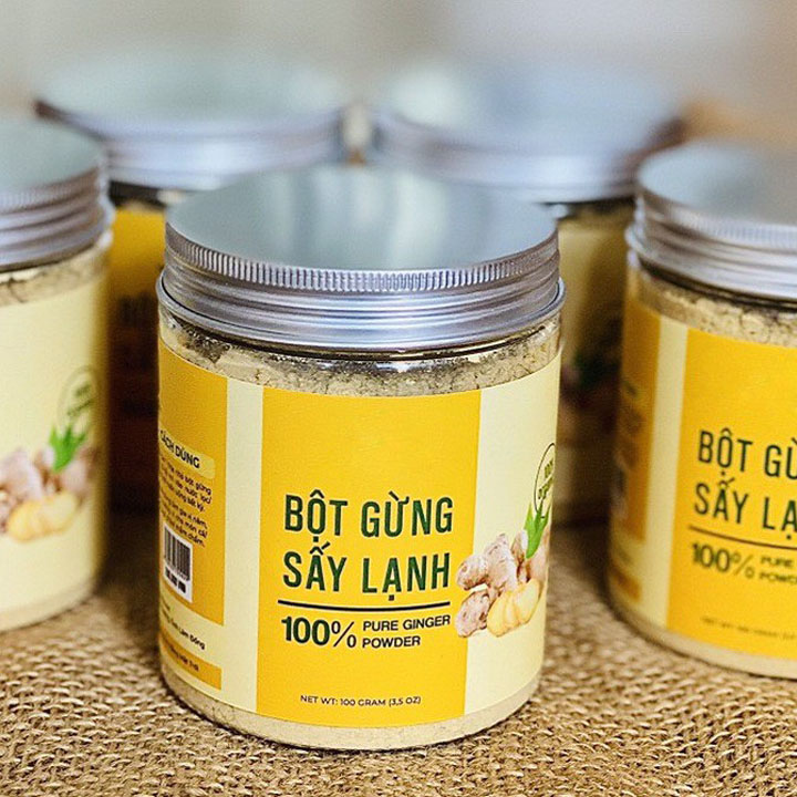 [ 1 KG] BỘT GỪNG SẤY LẠNH nguyên chất