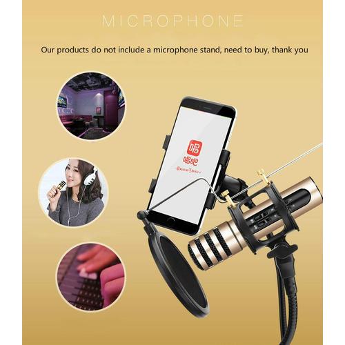 Mic Karaoke Live stream C6 3 in 1