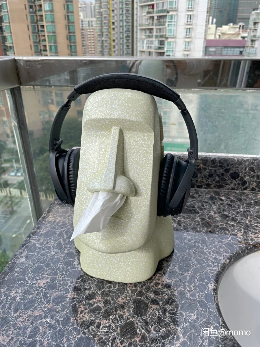 (CÓ SẴN) Giá treo tai nghe kiêm chỗ để khăn giấy, mắt kính và nón - Headphone Stand