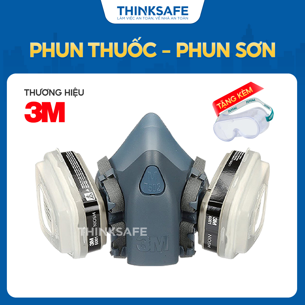 3M 7502 air respirator 7 PCs use 3m 6001 soldering paint sprayer organic steam filter breathing room 3M-Intl