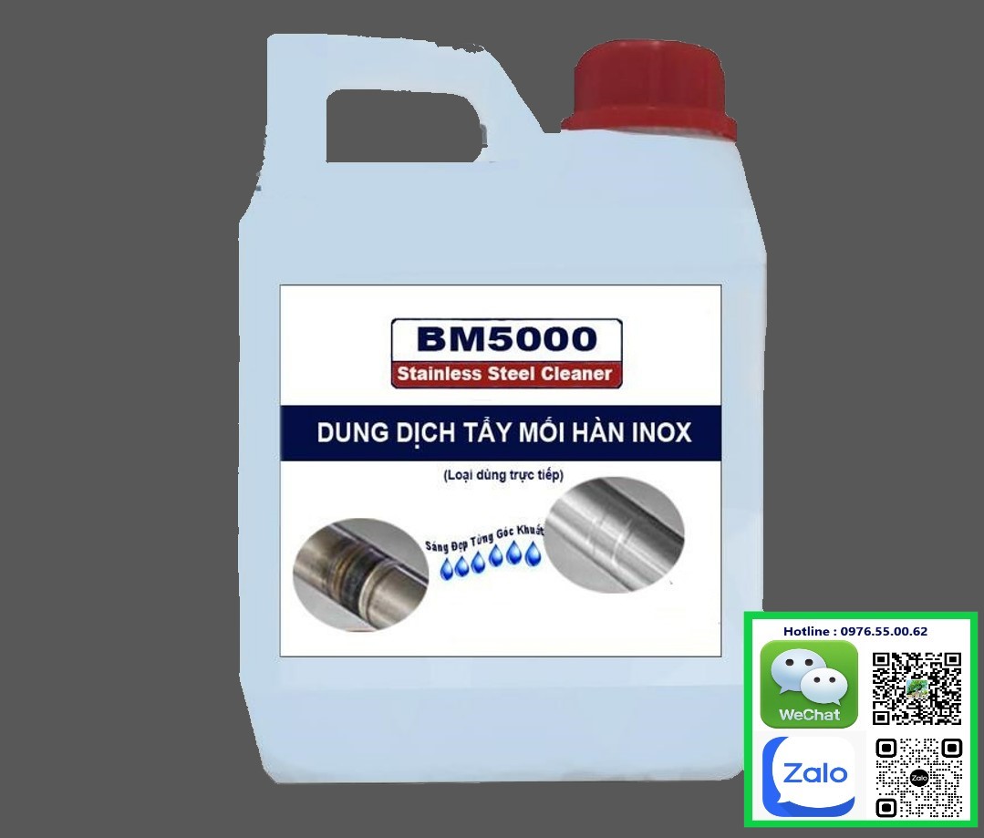 Dung Dịch Tẩy Mối Hàn inox BM5000 Nabakem 5lit can