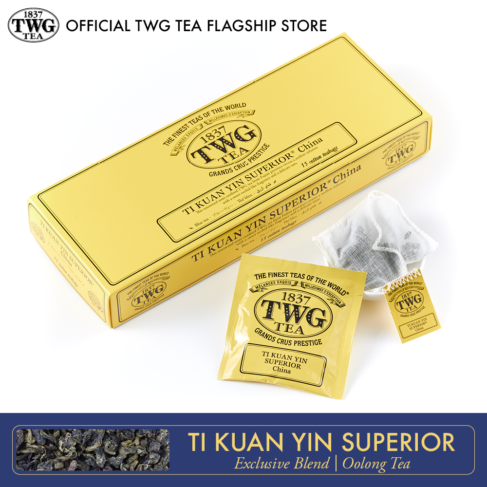 Trà TWG Tea - Ti Kuan Yin Superior Tea (2.5g x 15 túi lọc) | Trà Oolong