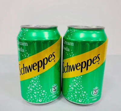 Nước soda Schweppes Cream Soda can 330ml