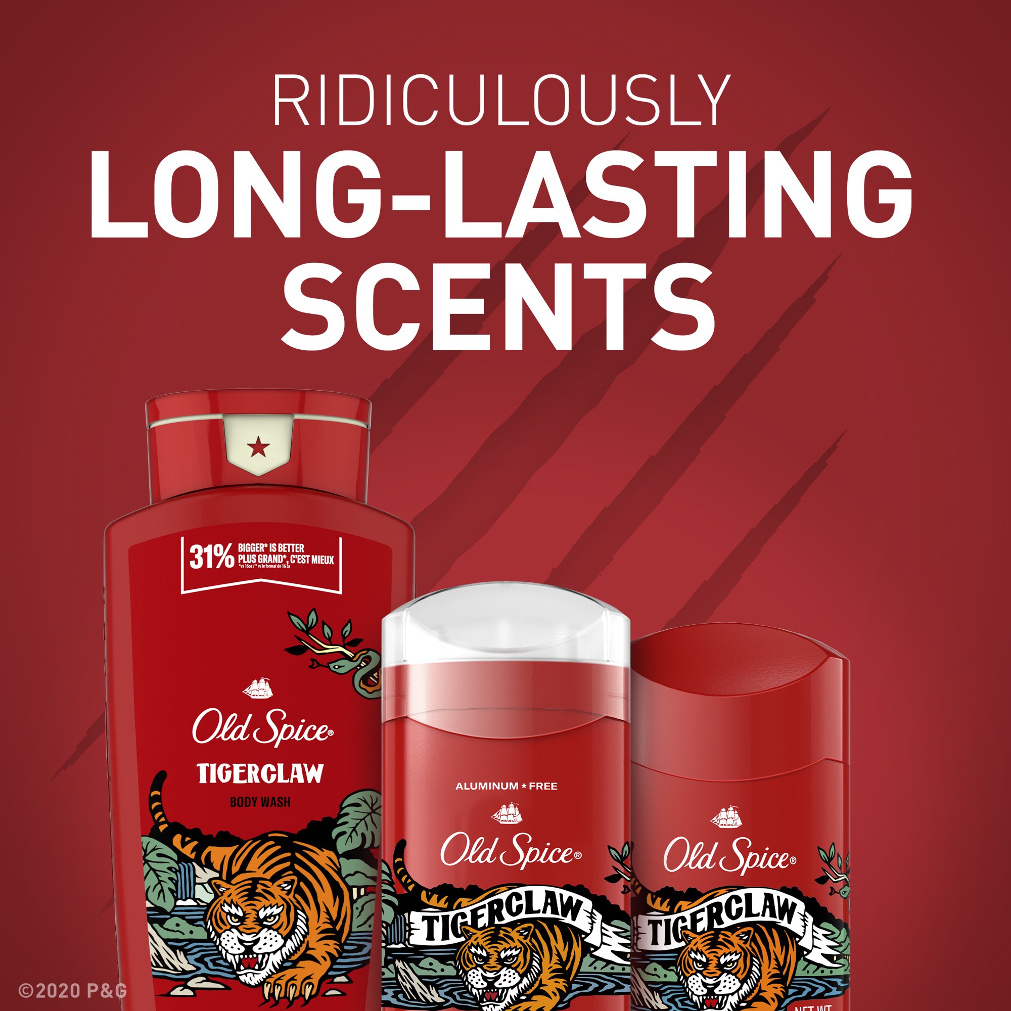 Sữa Tắm Old Spice Tiger Claw 621ML