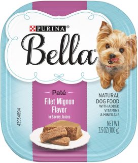 [USA] PURINA BELLA Wet Dog Food - Pate Dành Cho Chó 100gr - Filet Mignon thumbnail