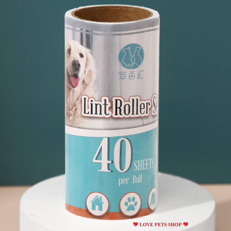 Dog cat shedding hair roller, dirt with replacement core