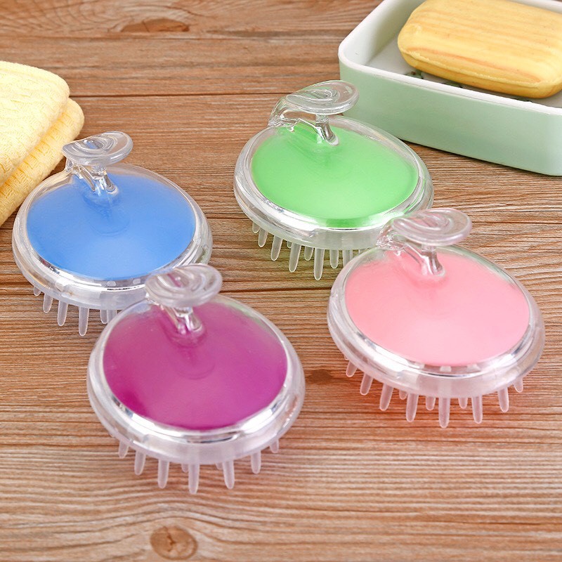 Lược gội đầu silicon dưỡng sinh massage da đầu mẫu mới