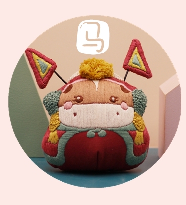 Bộ kit tập thêu tự thêu túi thơm 12 cung hoàng đạo xinh Handmade DIY embroidery - Bách hóa Na na