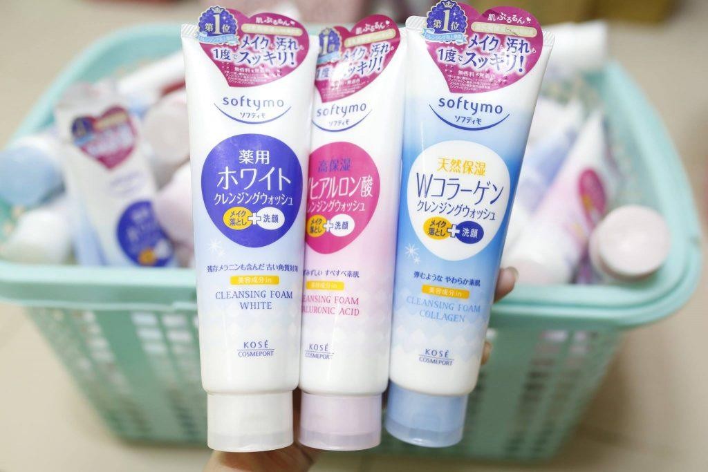Sữa Rửa Mặt Trắng Da Kose Softymo White - SRM KOSE WHITE
