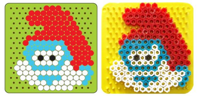 [HCM]Khuôn hạt màu nhỏ Edugames