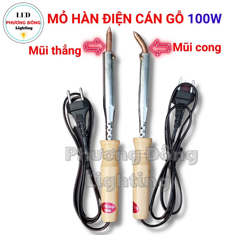 Mỏ hàn điện cán gỗ 100W