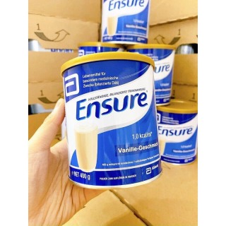 Sữa bột Ensure Abbott Đức Hộp 400g hương Vani date 2022 thumbnail