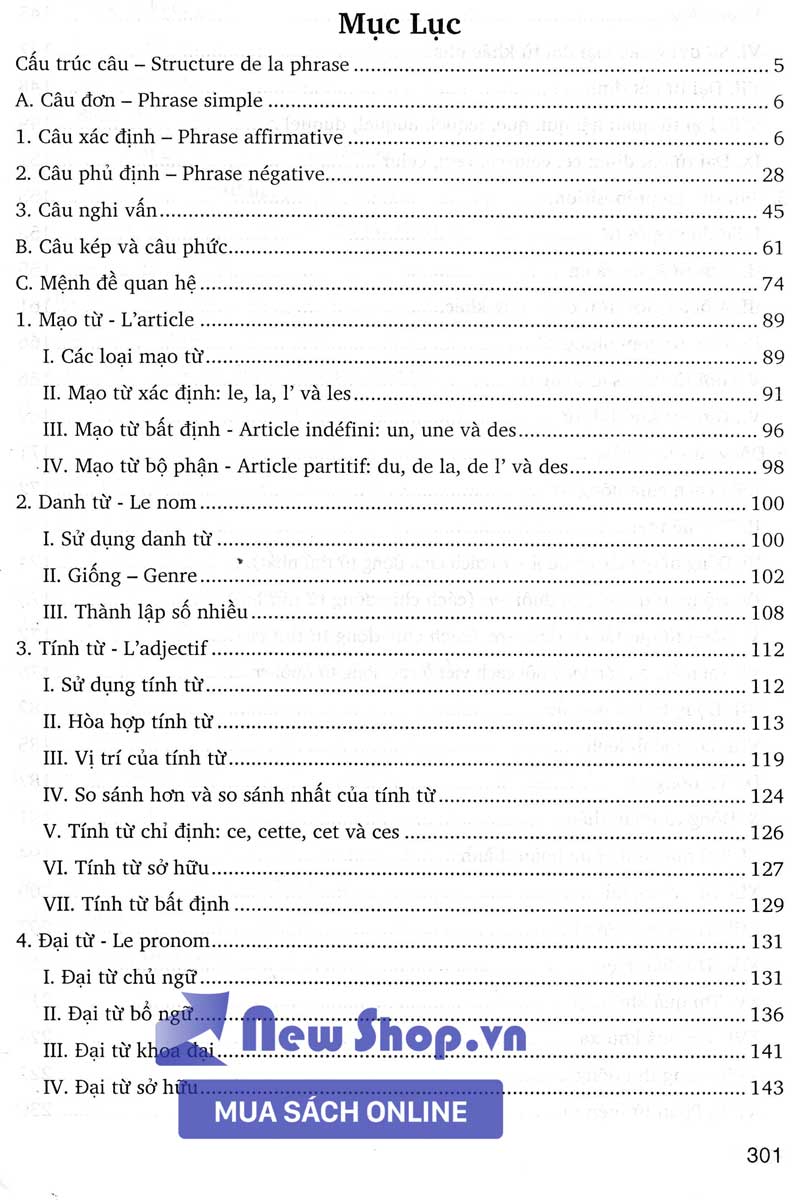 Sách - Văn phạm tiếng Pháp căn bản