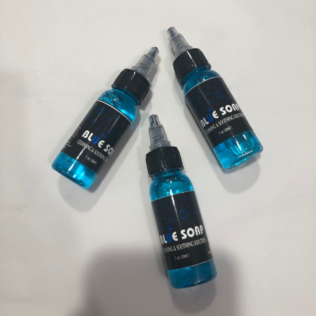 Dung dịch vệ sinh hình xăm bluesoap 30ml đậm đặc:49k/chai
