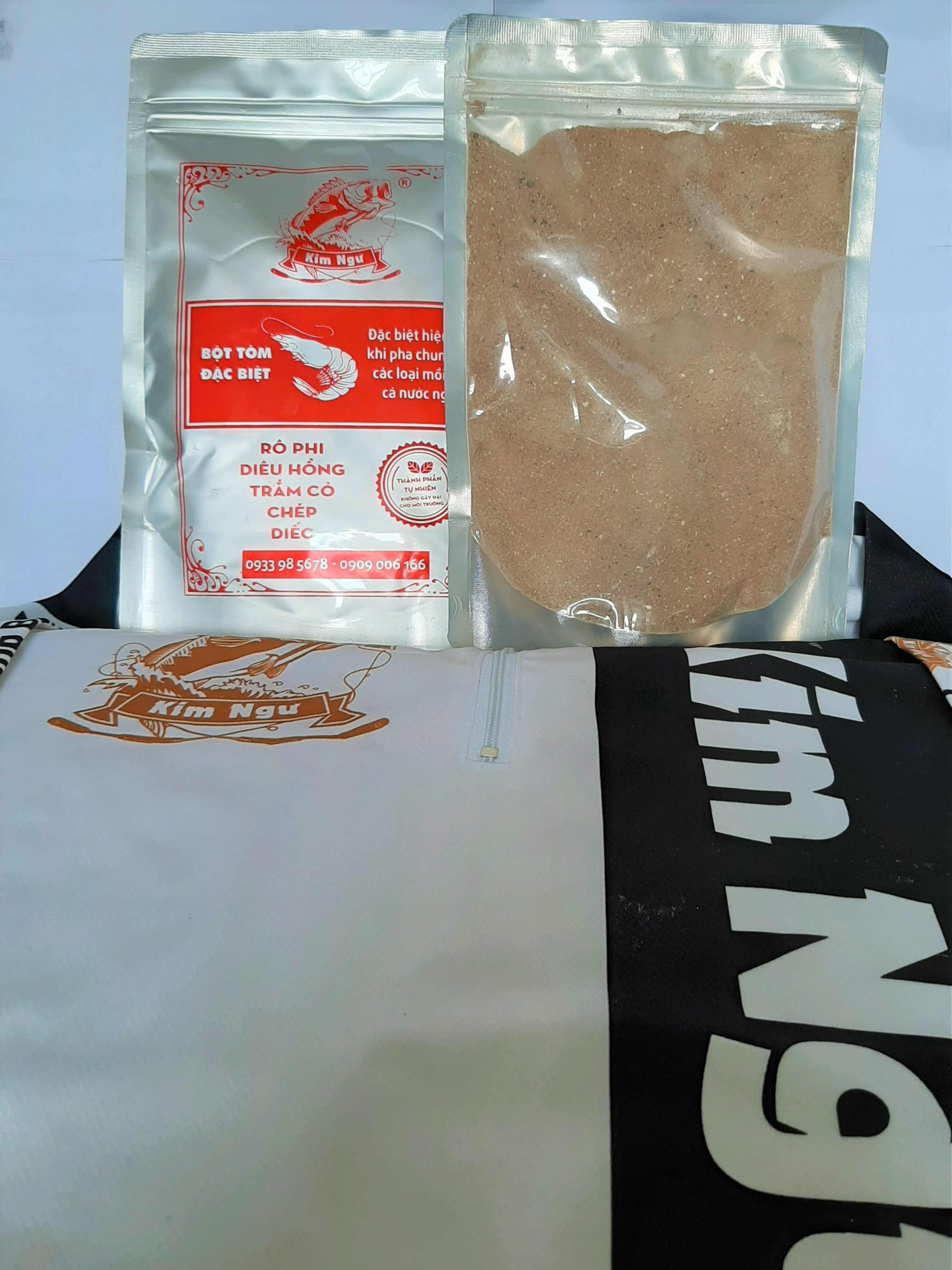 BỘT TÔM ĐẶC BIỆT CÂU CÁ  RÔ PHI  ( ĐỘ ĐẠM CAO)