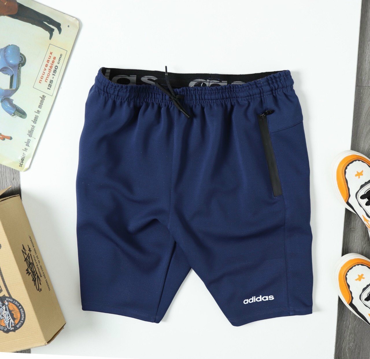 Quần sọt thun thể thao Adidas cao cấp