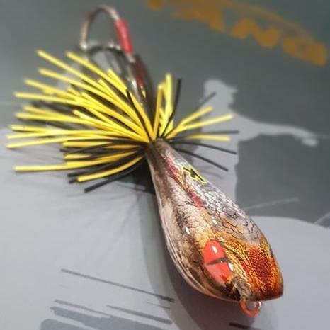 Mồi nhái câu lure cá lóc đầu rắn 4cm 10g
