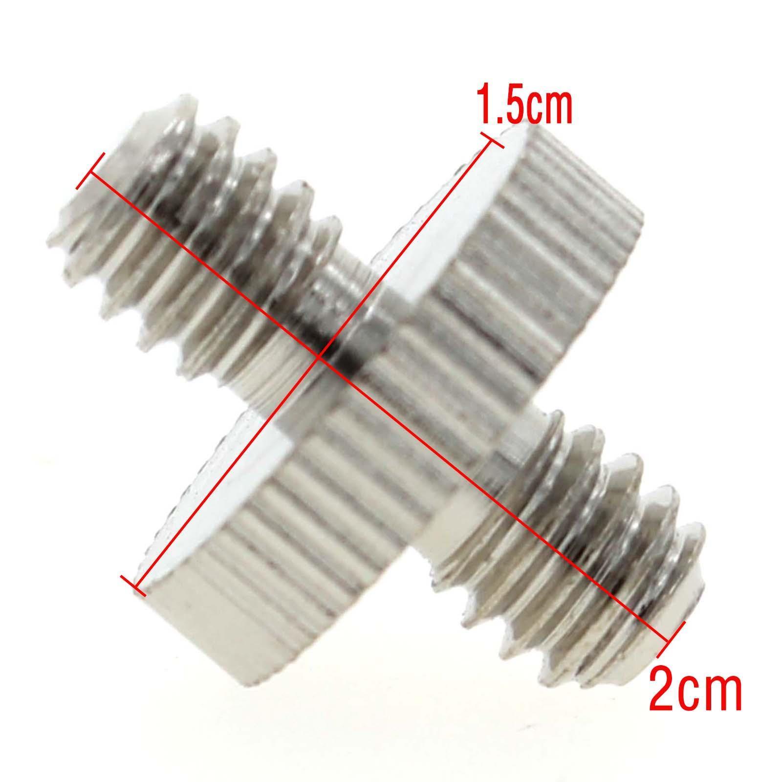 Ốc 2 đầu đực 1/4 tripod chân máy ảnh