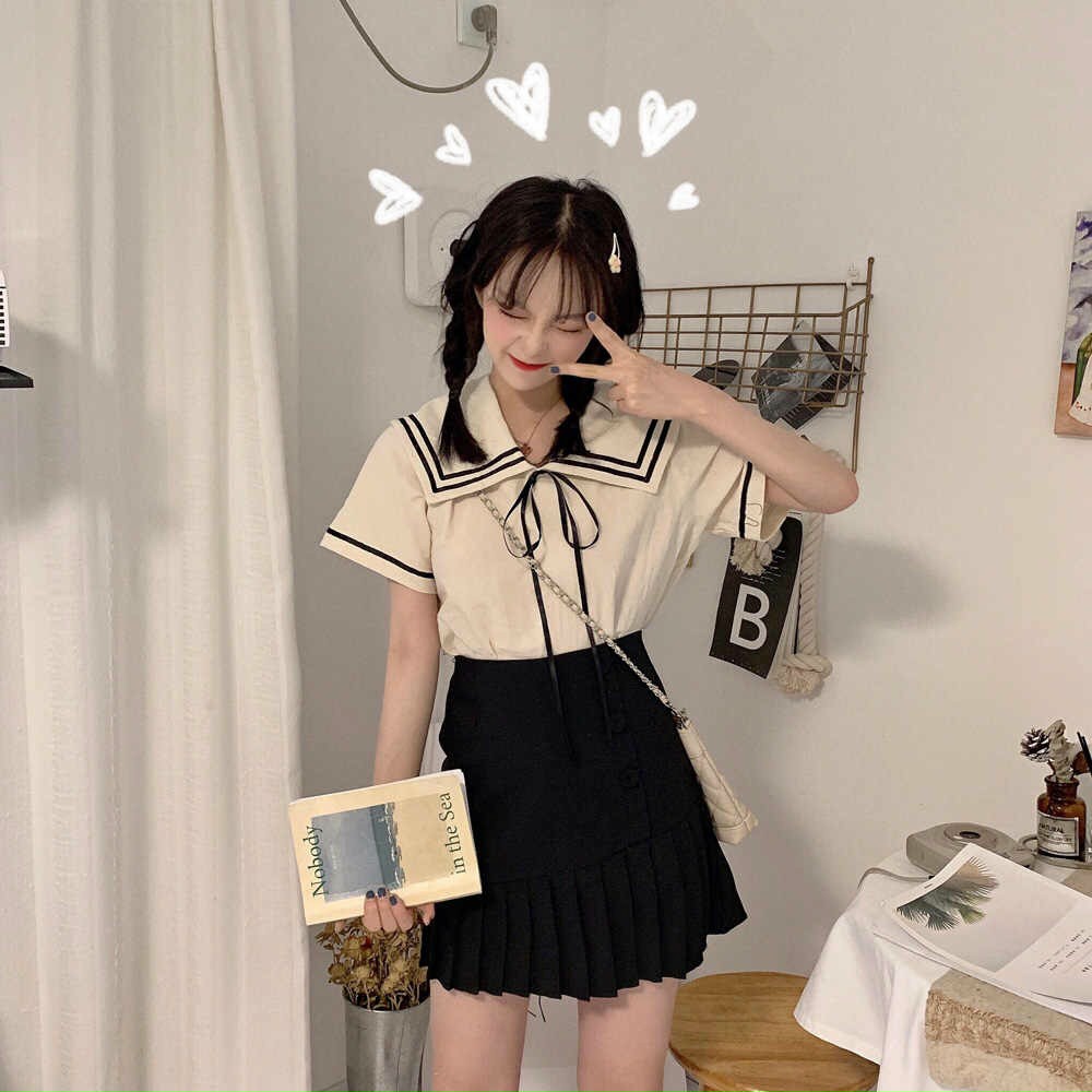 [HCM]Áo Sơ Mi Cổ Thuyền Phối Vạch