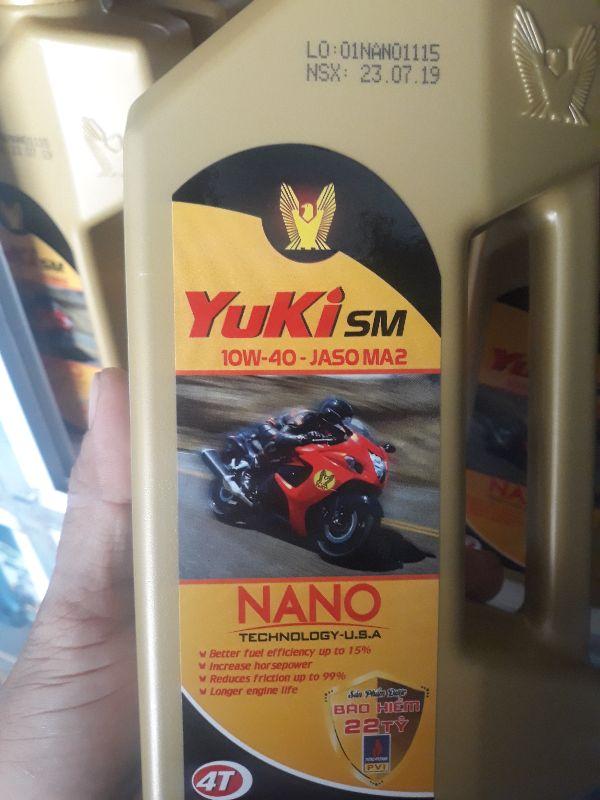 nhớt yuki xe số 0.8 lít