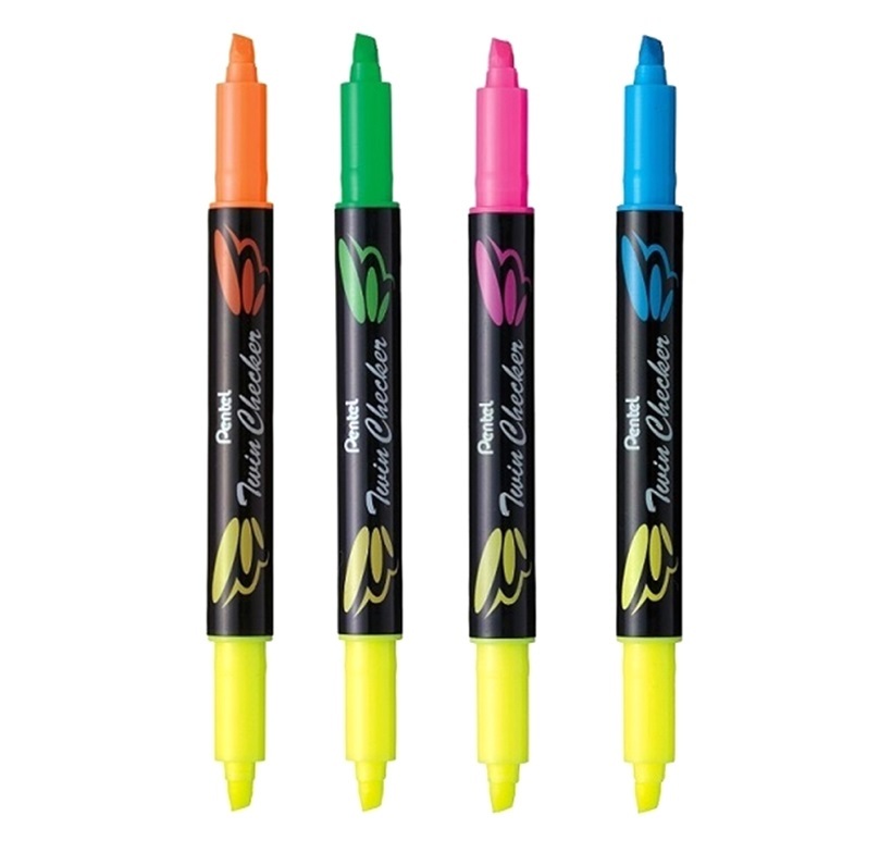 Bút dạ quang 2 đầu Pentel SLW8 Twin Tip Highlighter