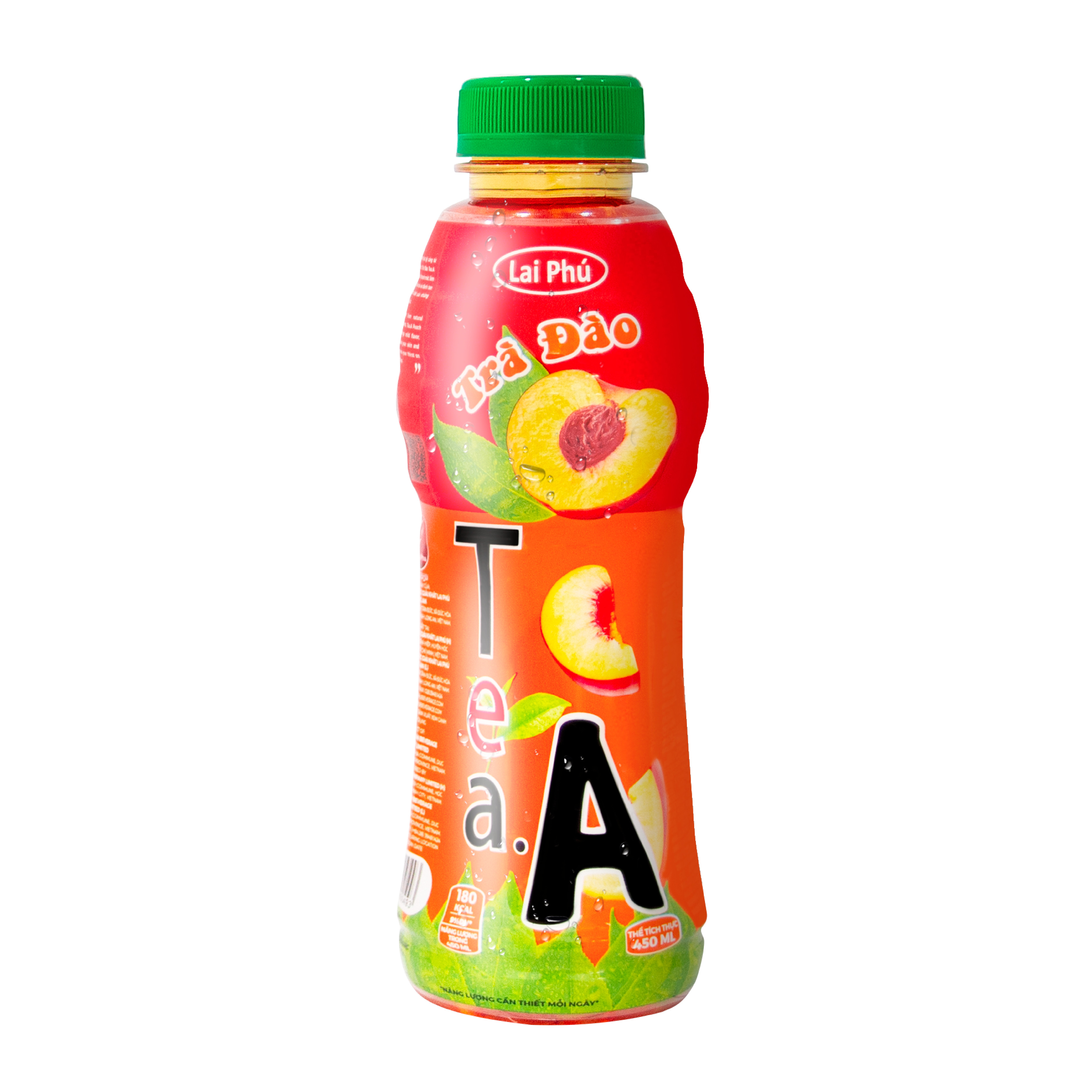 Trà Đào Tea.A chai 450ml (Thùng 24 chai)