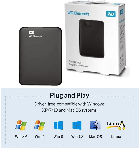 BOX 2.5 HDD USB 3.0 WD ELEMENTS / BOX HDD UNITEK S112ABK 2.5 USB 3.0