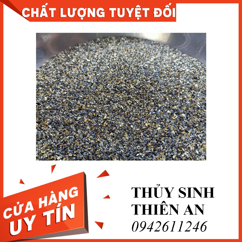 Hạt cát muối tiêu trải nền (1kg)