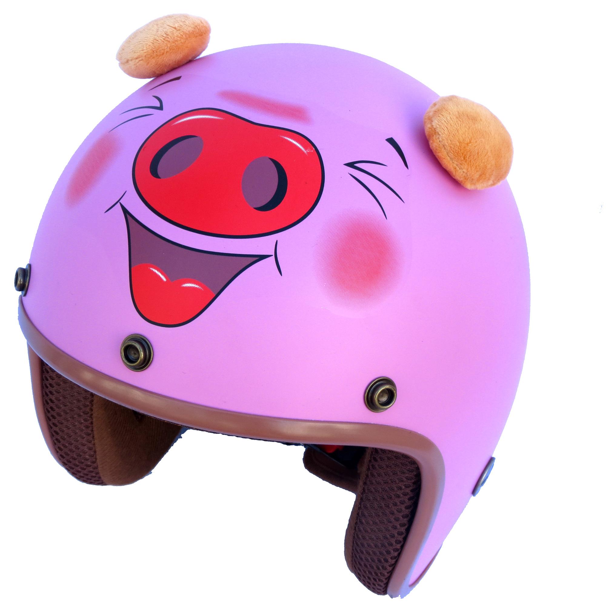 Mũ bảo hiểm NTMAX 3/4 Heo hồng siêu cute