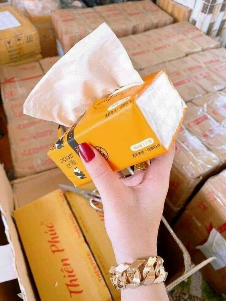 [HCM](Combo 2 gói) Giấy ăn gấu trúc Sipiao siêu dai