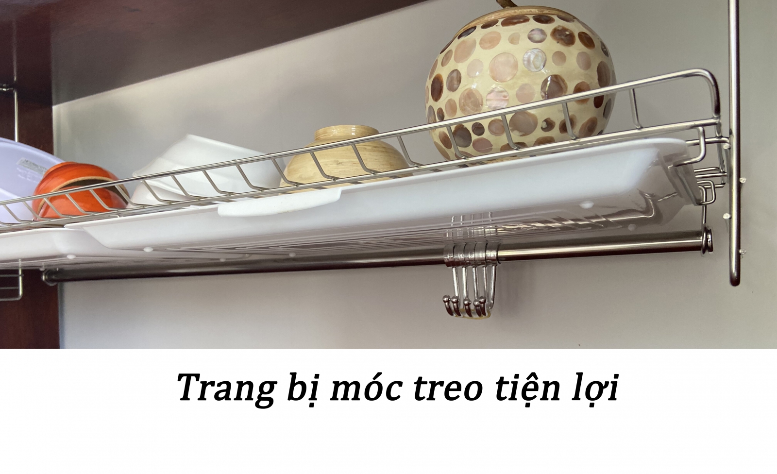 Kệ treo chén bát, kệ treo tủ bếp, kệ DJS-2 Daijin