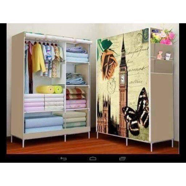 Tủ vải đựng quần áo KOREA cao cấp Akate