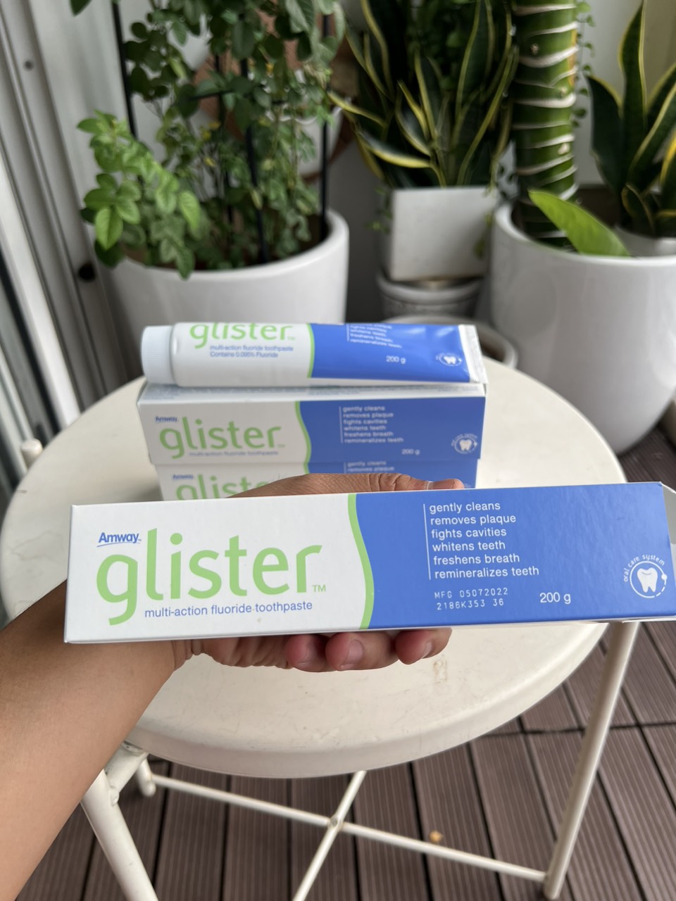 Kem đánh răng đa năng Glister (200gram, xuất xứ Mỹ, Hsd xa)
