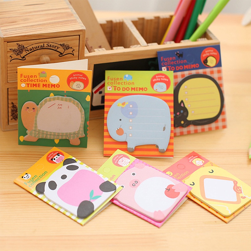 Giấy note ghi chú hình động vật