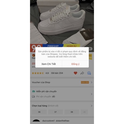 GIÀY AF1 WHITE  [ FULL BOX + FREE SHIP ]